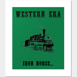 Western Slogan - Iron Horse Posters and Art